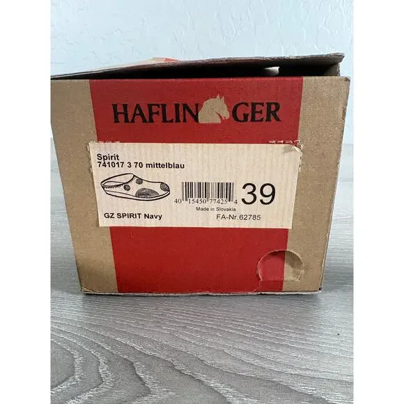 Haflinger GZ Spirit Navy Wool Women's Slippers Shoes- Size 39 US 8- EUC - Picture 8 of 8